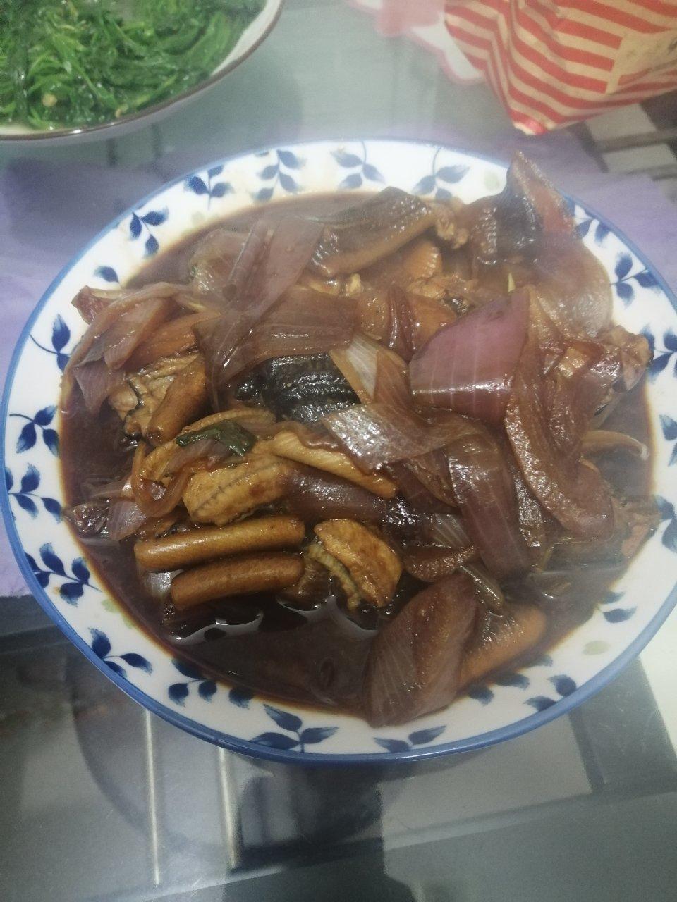 洋葱炒鳝片