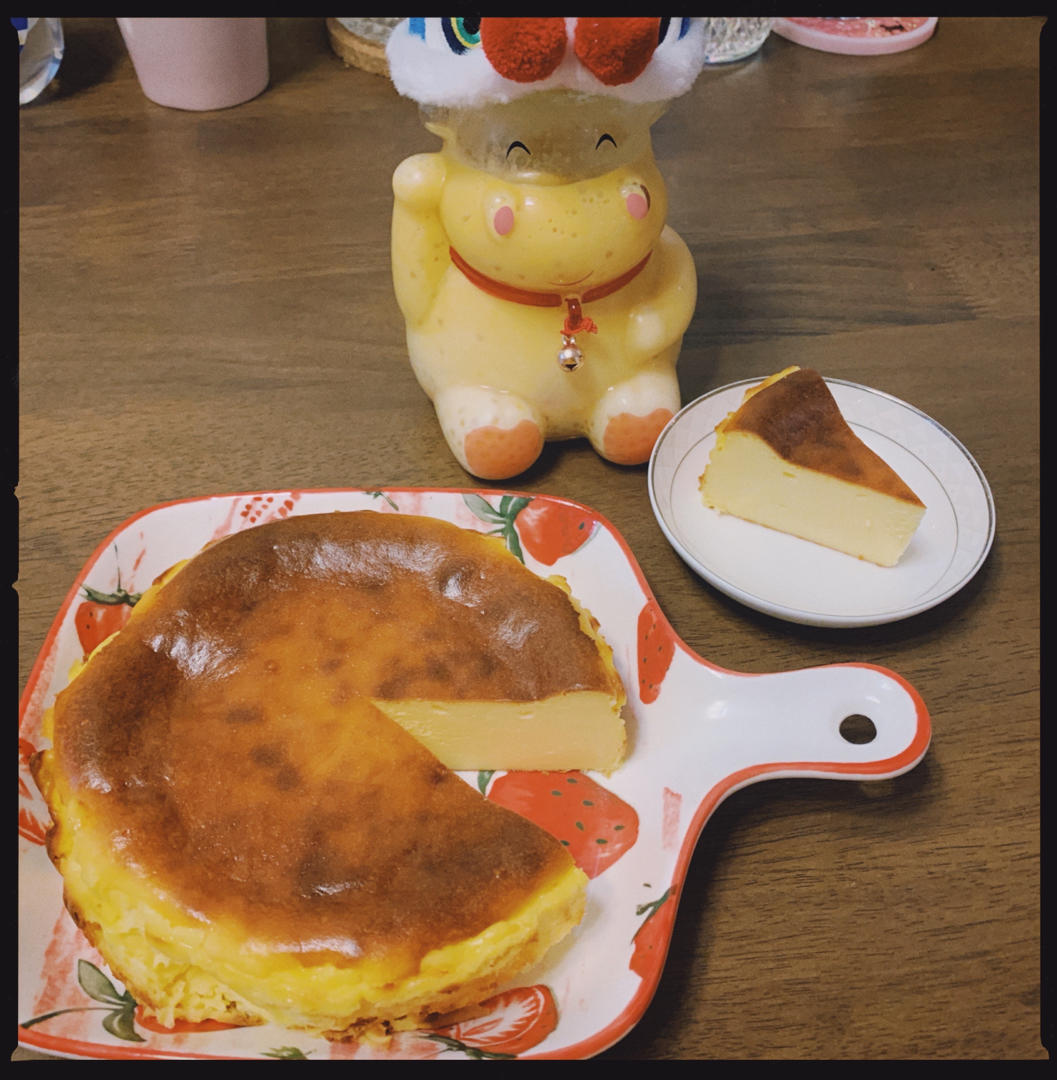 巴斯克芝士蛋糕『最简单的蛋糕』零失败🔥芝士控