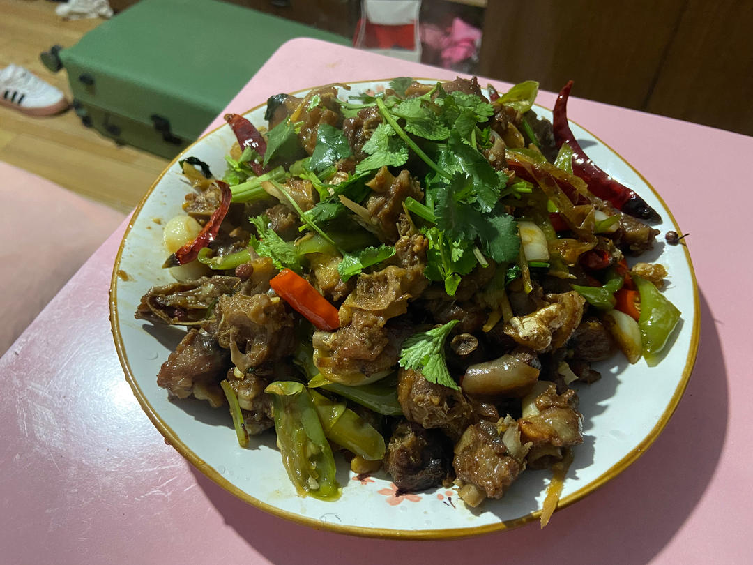 干煸鸭