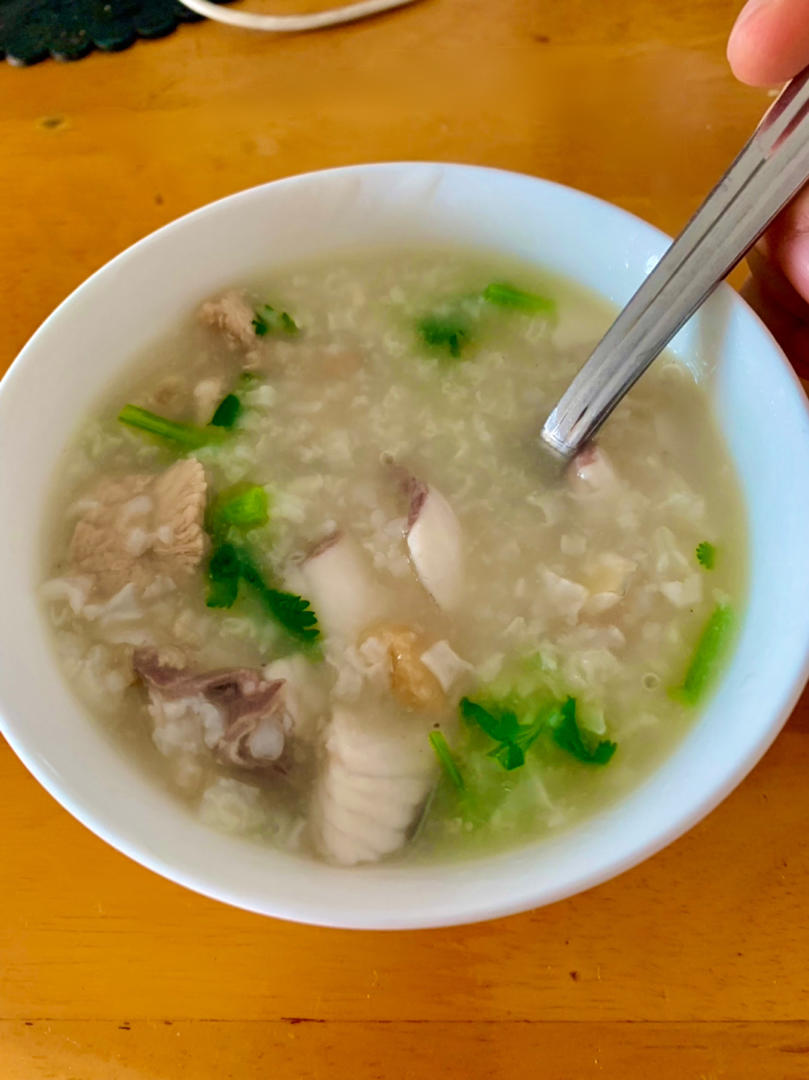 潮汕冬菜草鱼粥