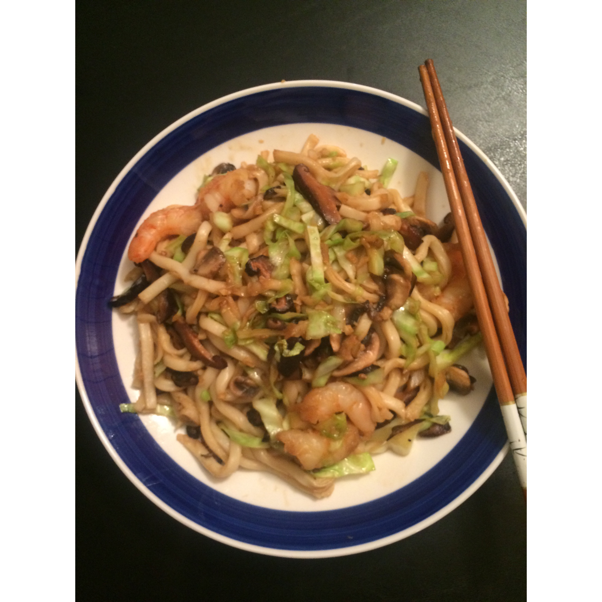 什锦炒乌冬面