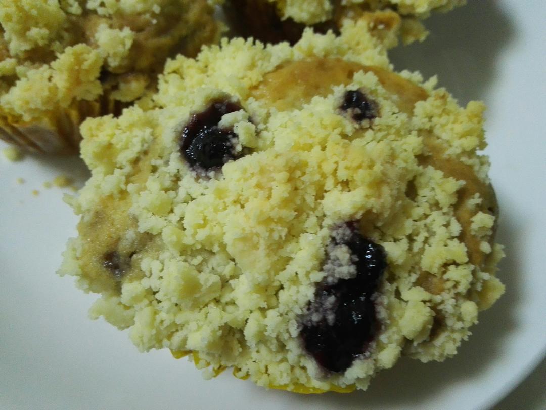 蓝莓酸奶酥粒麦芬