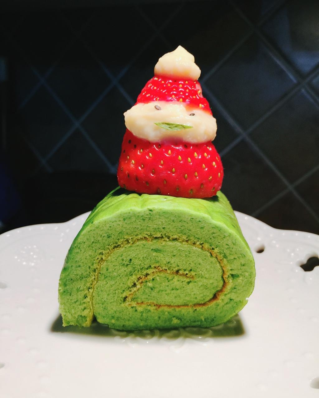 菠菜蛋糕卷（艾叶蛋糕卷)