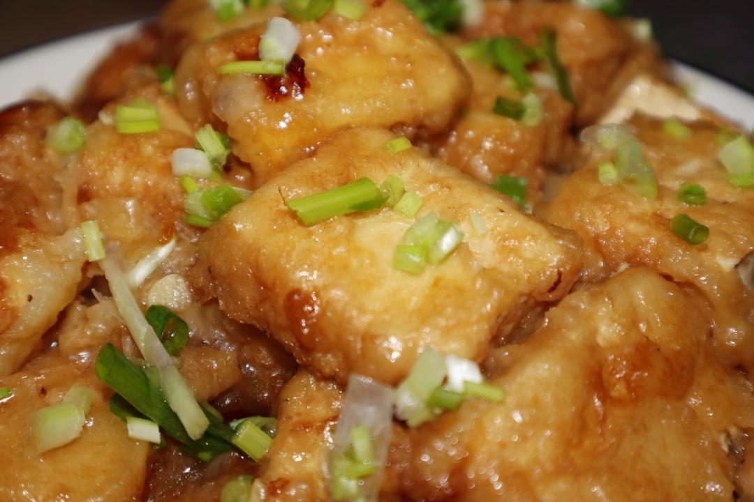 油煎豆腐双拼小酥肉