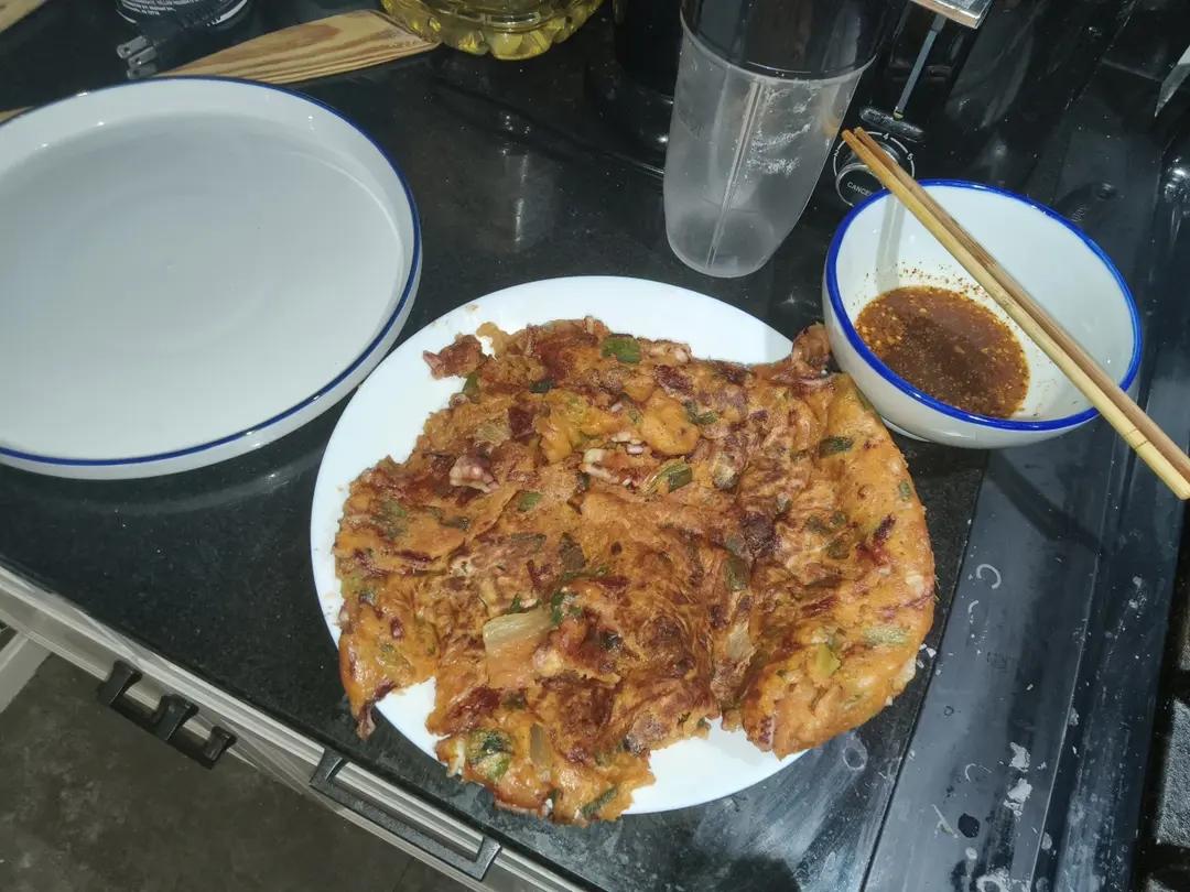 韩式泡菜海鲜饼（附：做出韩国料理店水准的秘诀）