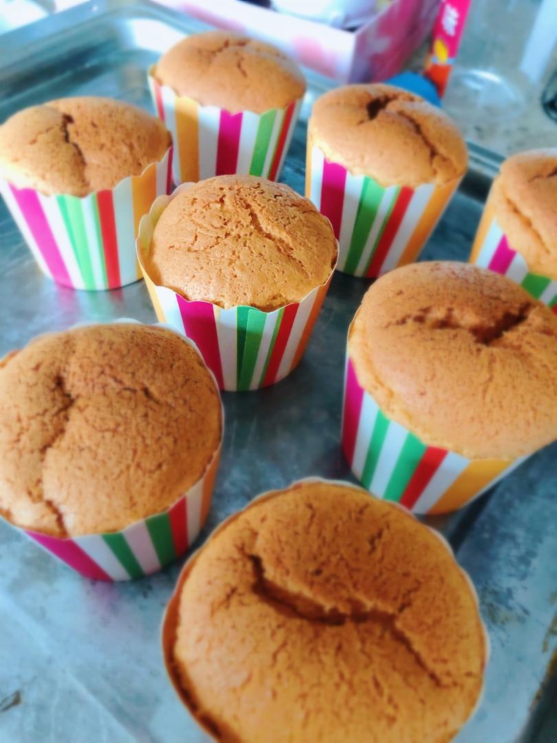 纸杯蛋糕 8寸戚风蛋糕的量