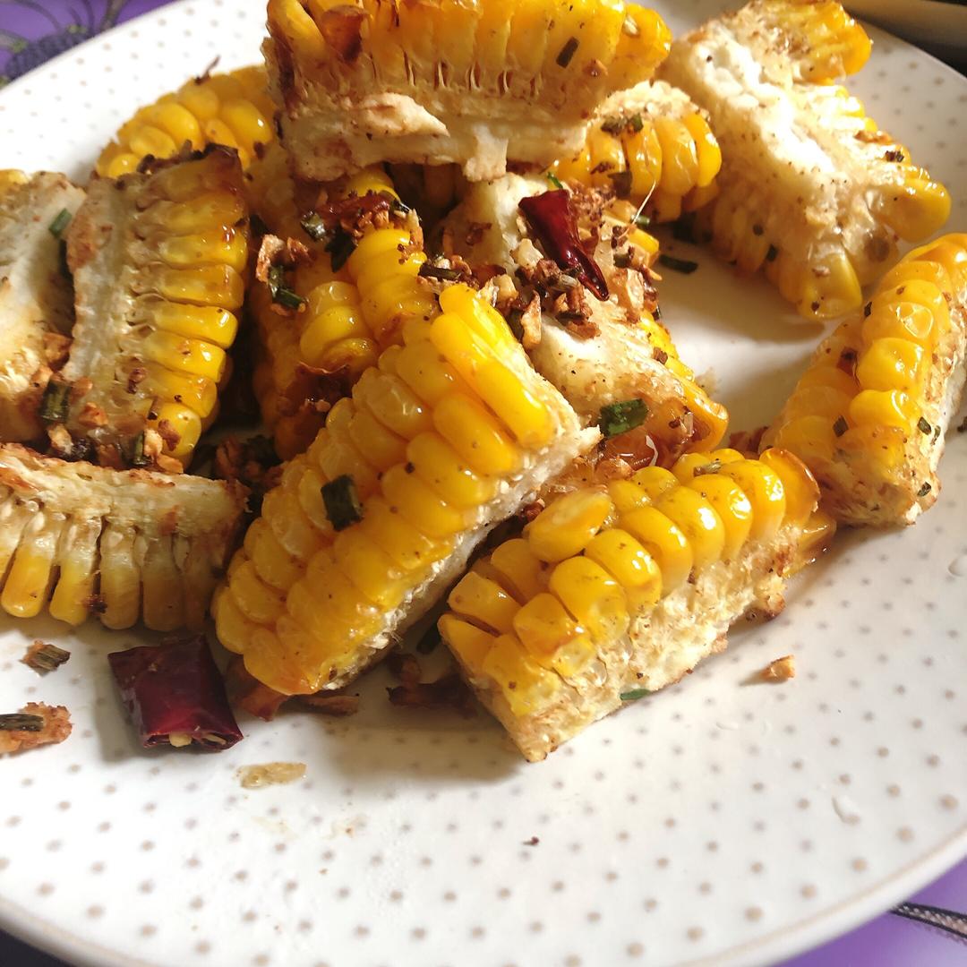 椒盐玉米段的做法