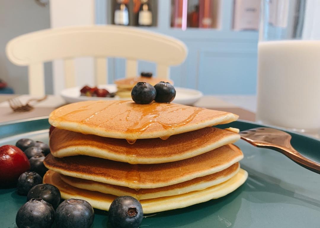 厨房小白鼠vicky做的松饼pancake