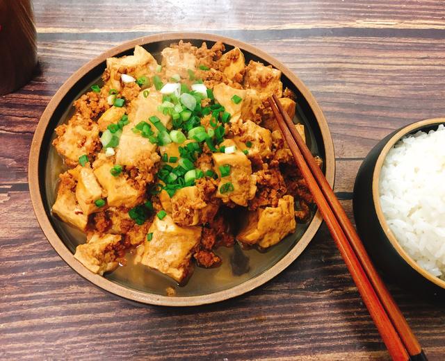 能多吃两碗饭的肉沫豆腐的做法