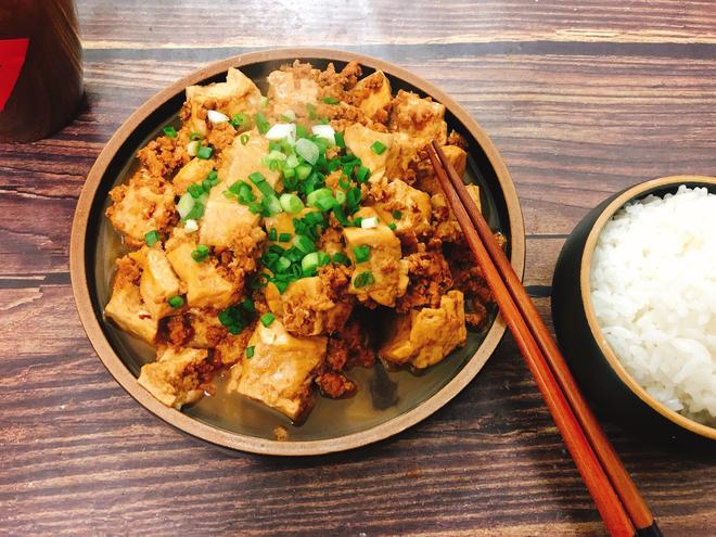 能多吃两碗饭的肉沫豆腐的做法