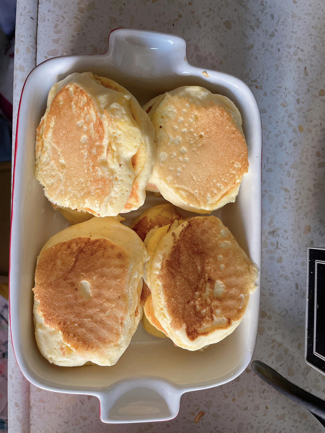 不加泡打粉不加酵母健康又美味的奶香玉米饼