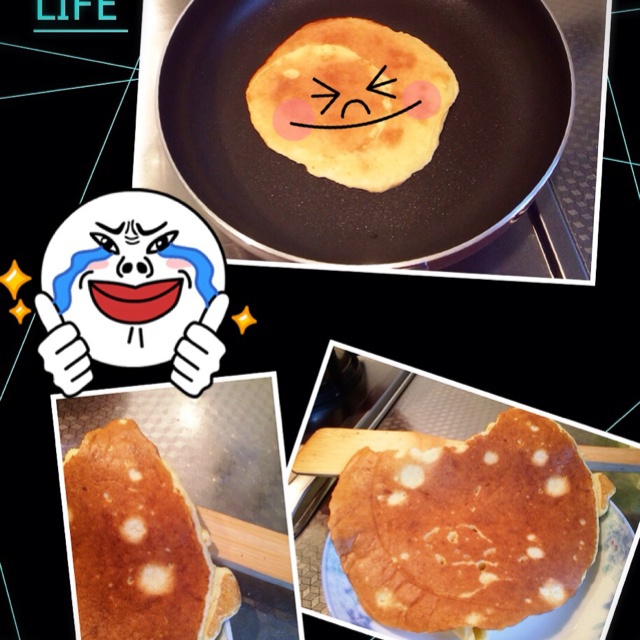 （婴幼儿版）无泡打粉苹果松饼（Pancake）