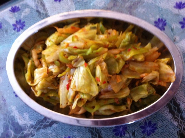 爆炒圆白菜