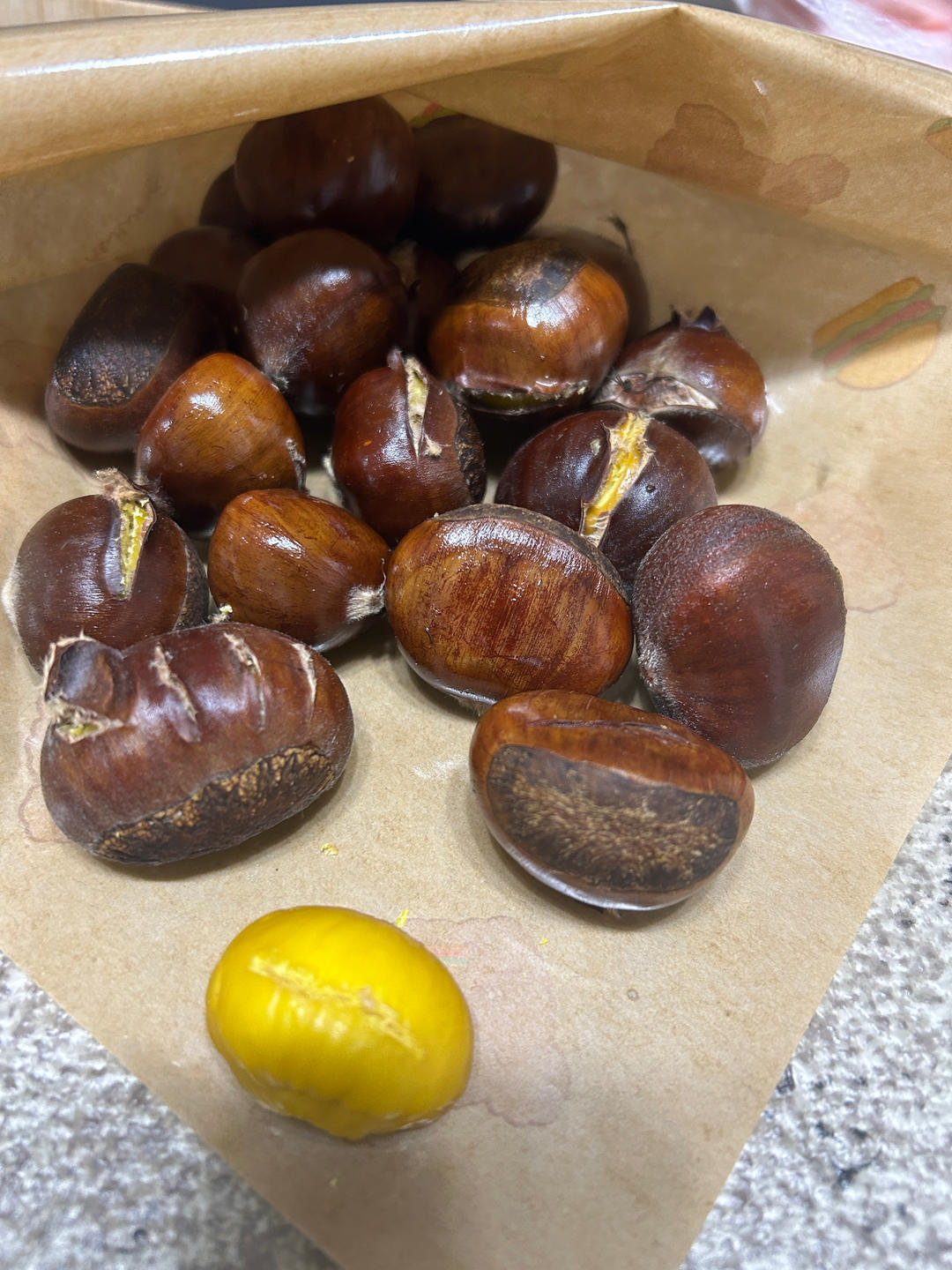 烤箱版烤板栗 比路边糖炒板栗还好吃