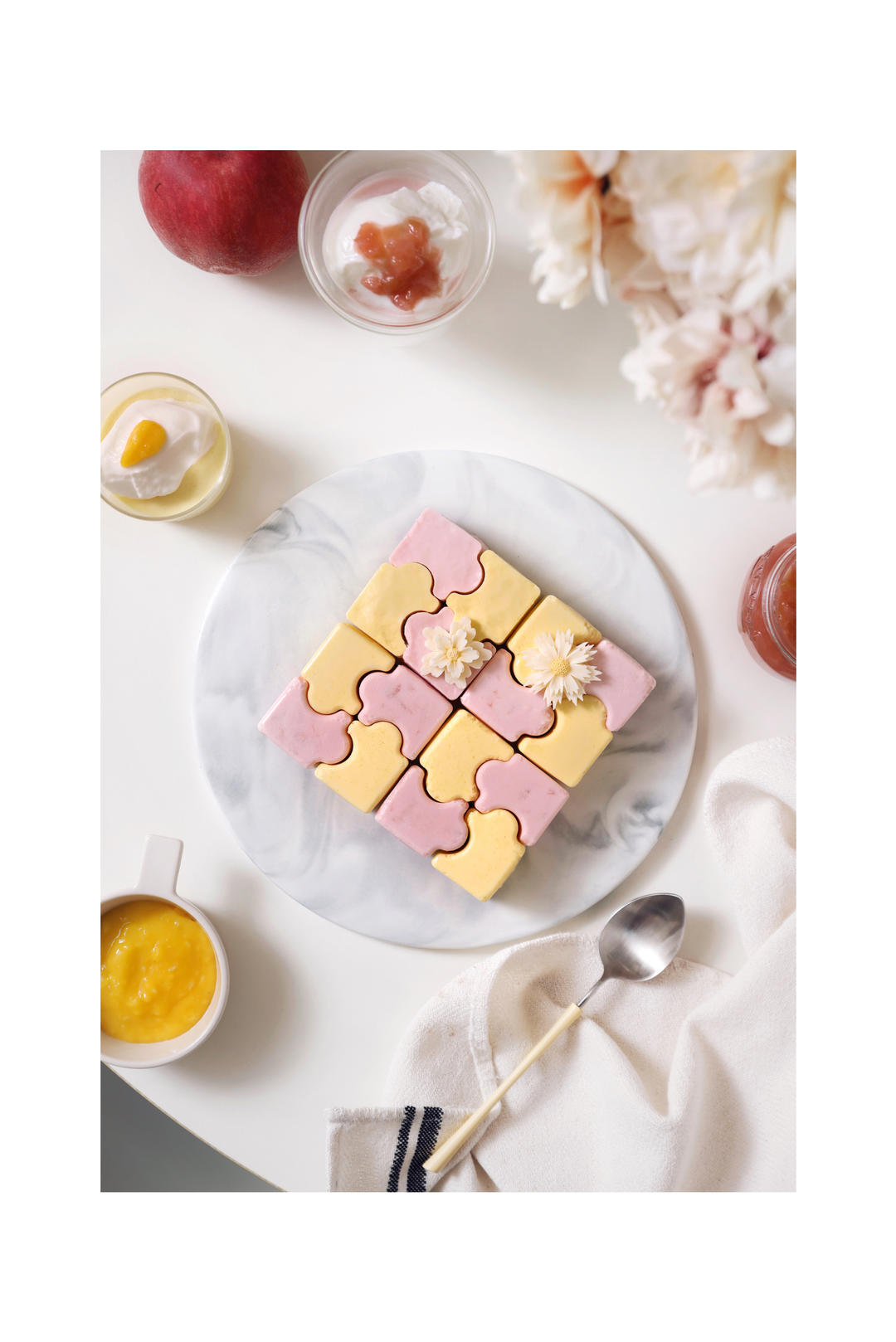 一颗橙酒心慕斯蛋糕