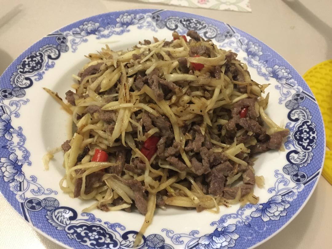 茭瓜炒牛肉