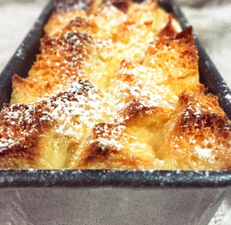 面包布丁—外脆里糯的简单小甜点的做法