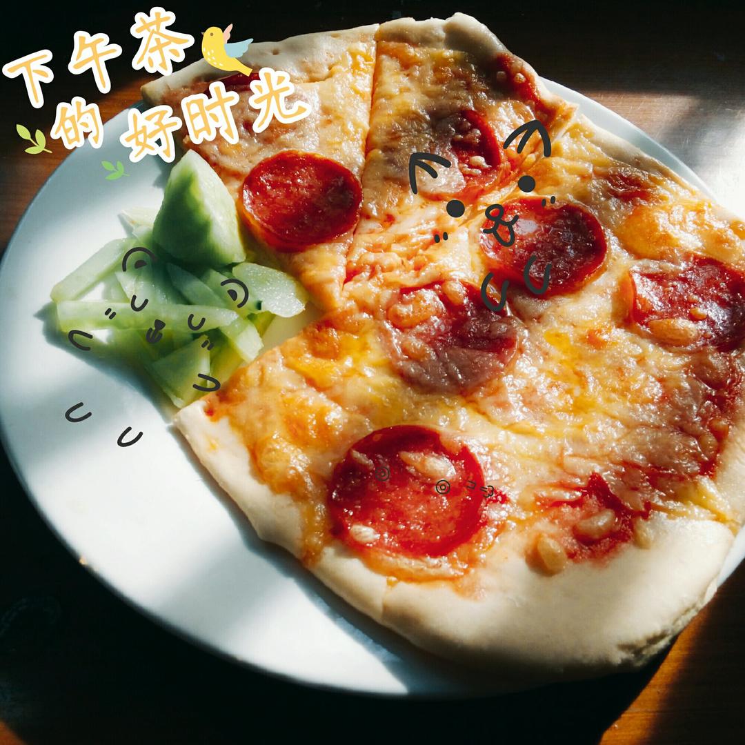 萨拉米薄底披萨 Salami Pizza