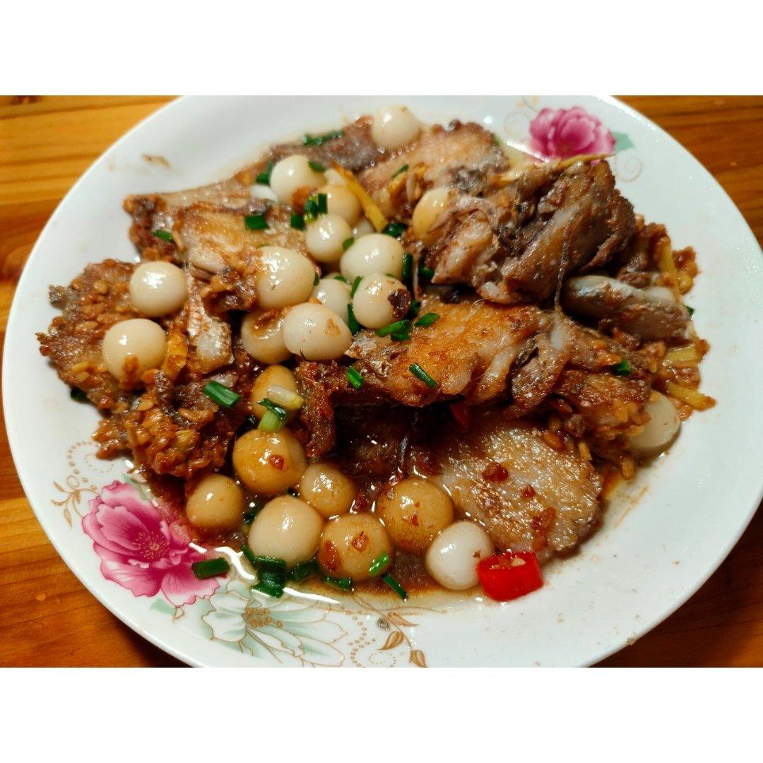 酒酿圆子烧带鱼