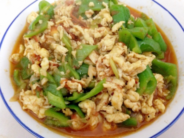青椒炒鸡蛋