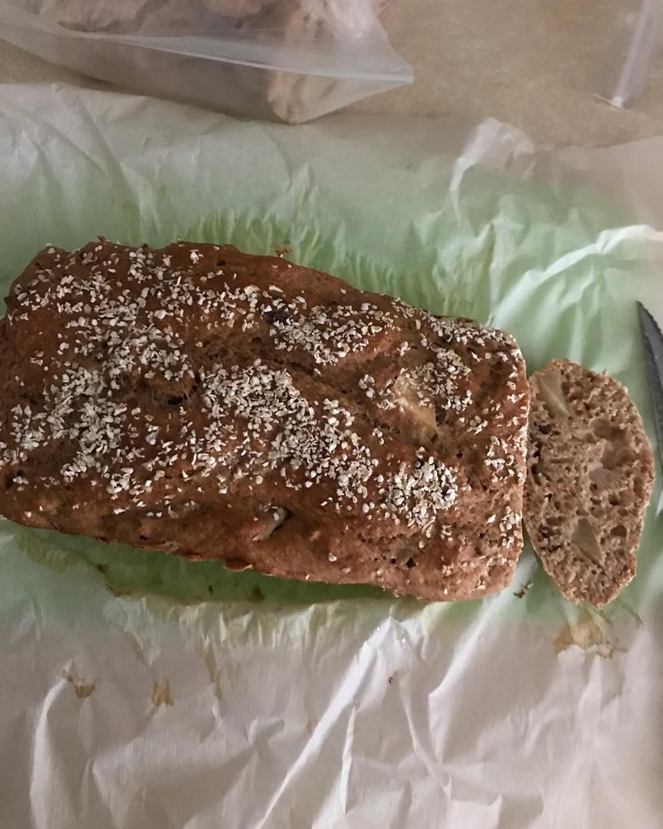 暖香燕麦苹果快手面包丨健康·烘焙