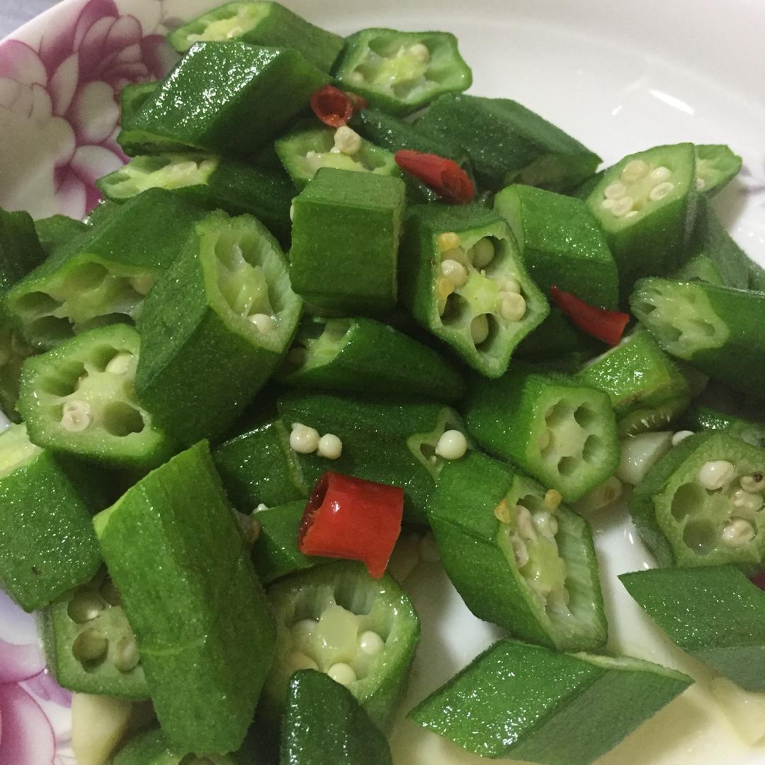清炒秋葵