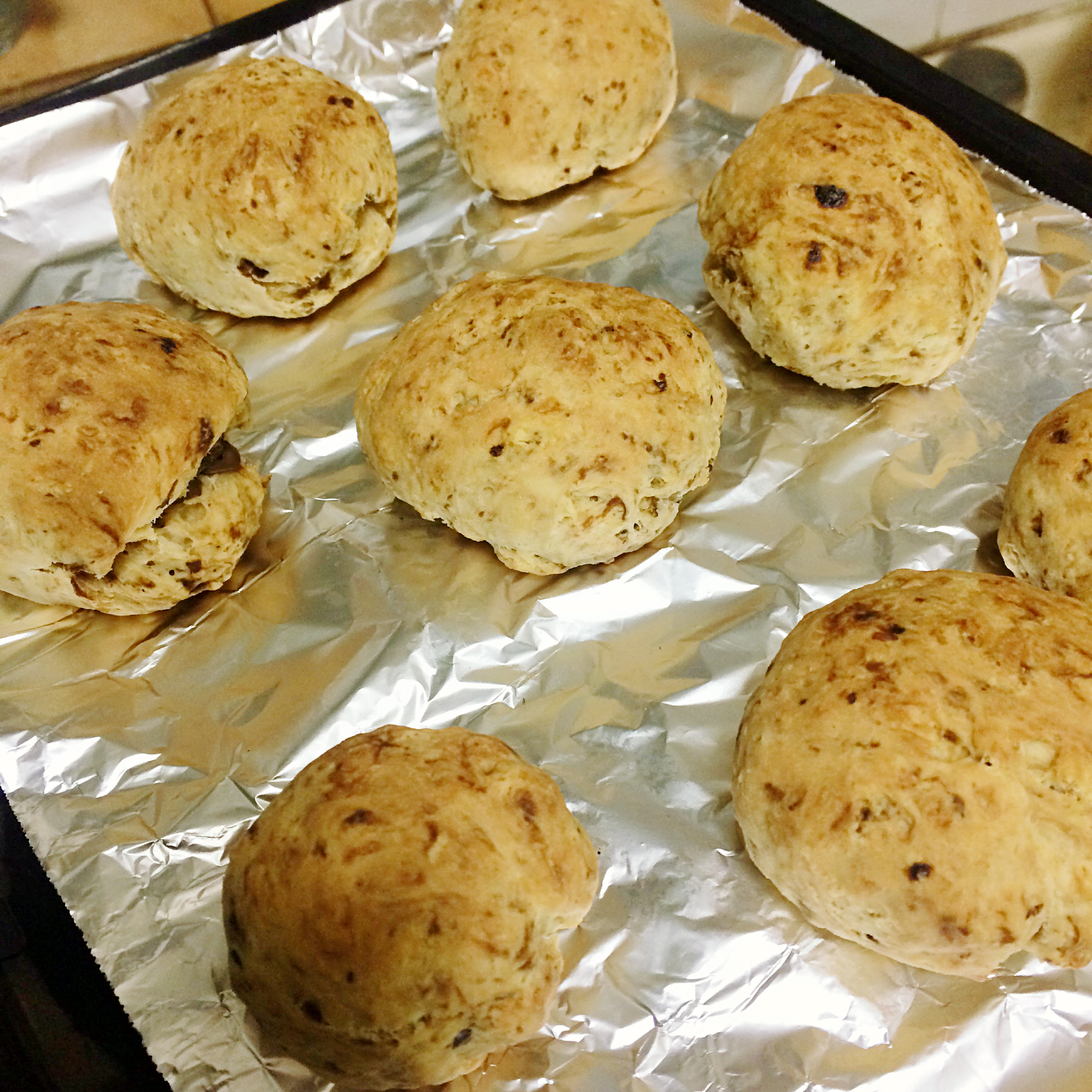 全麦酸奶咖啡面包一爆浆燕麦巧克力风味