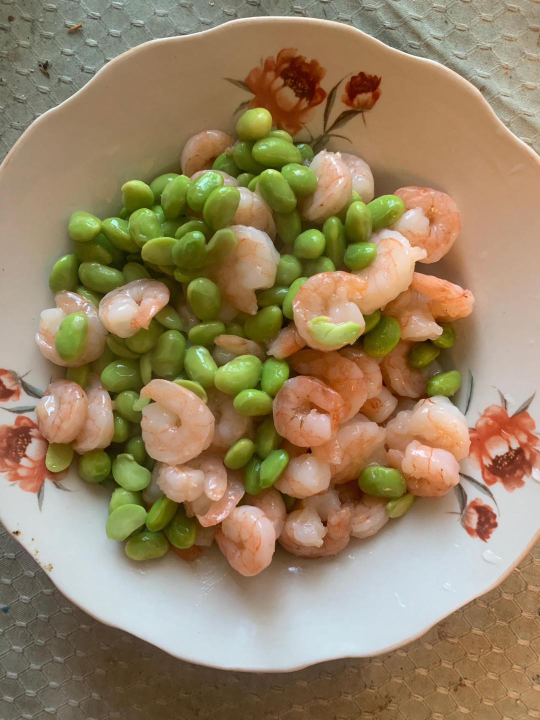 清炒毛豆虾仁