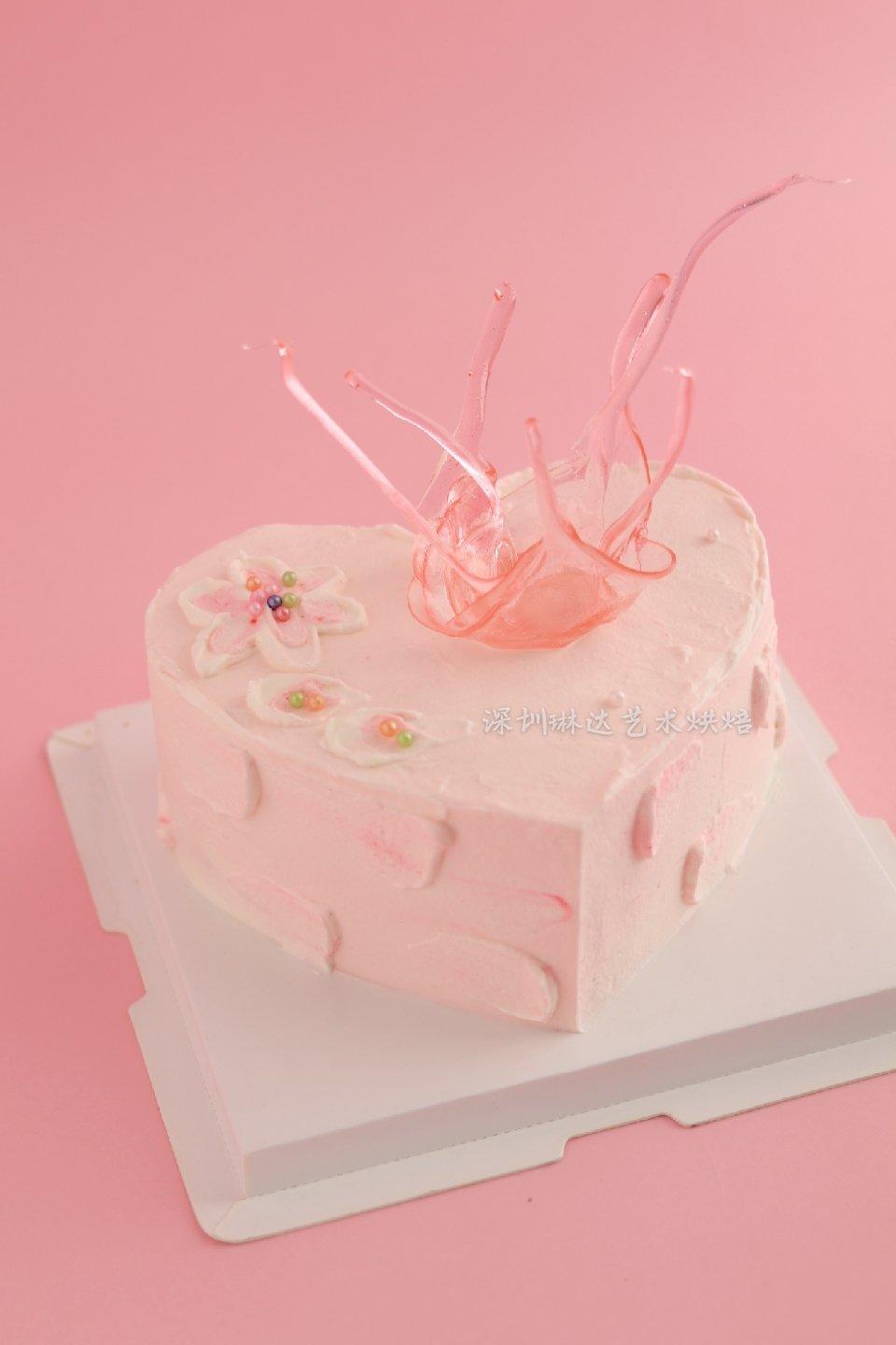 女孩生日蛋糕～线下课教案～含生日蛋糕胚的制作