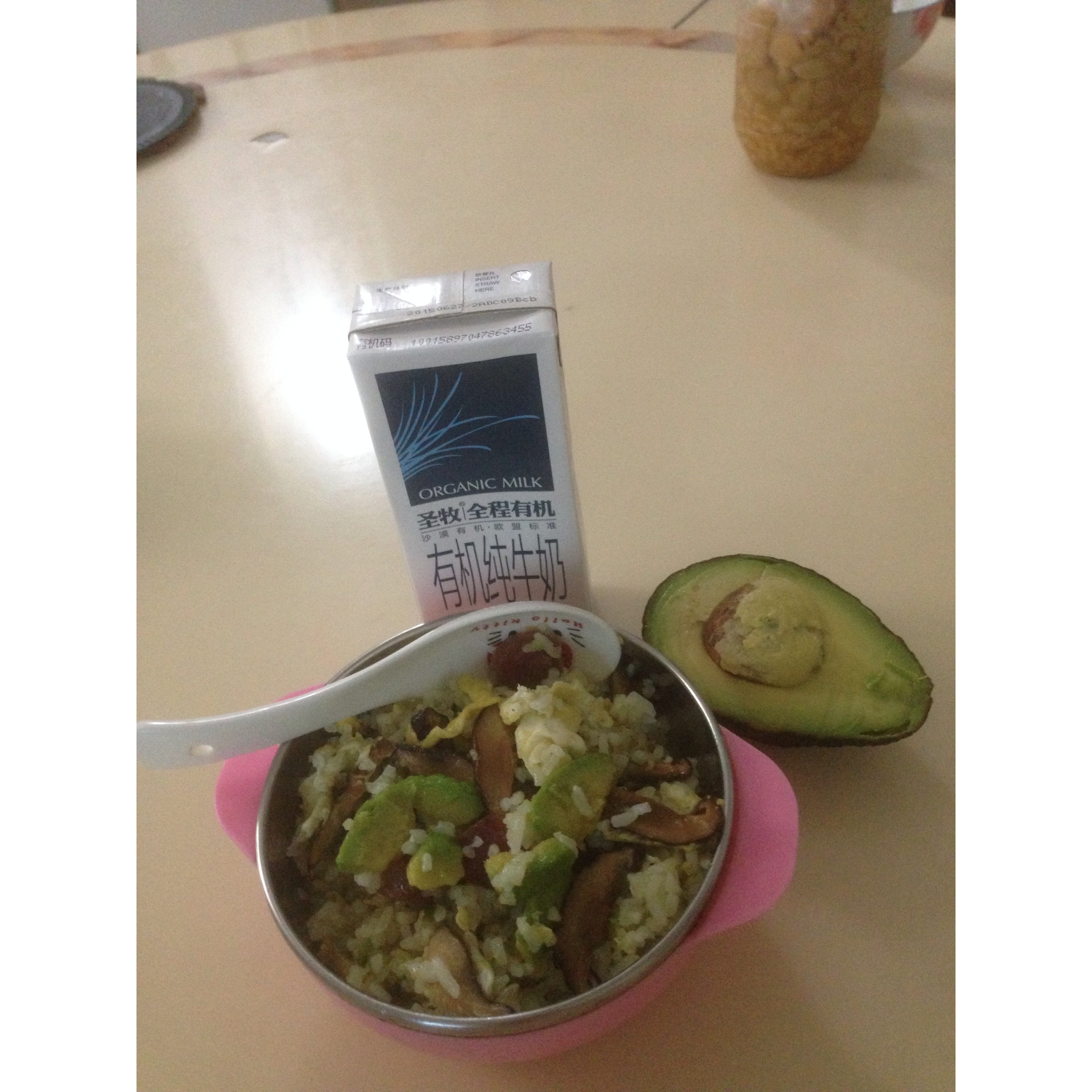 牛油果虾仁炒饭