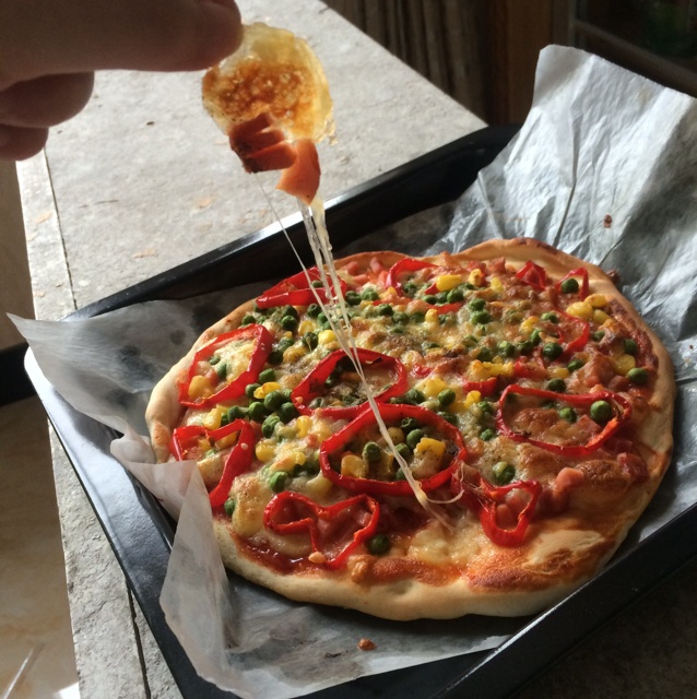 夏威夷pizza（附饼底冷冻法）