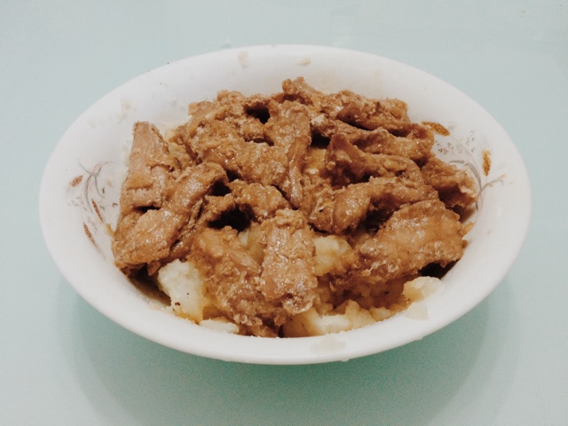 香烤猪颈肉伴土豆泥