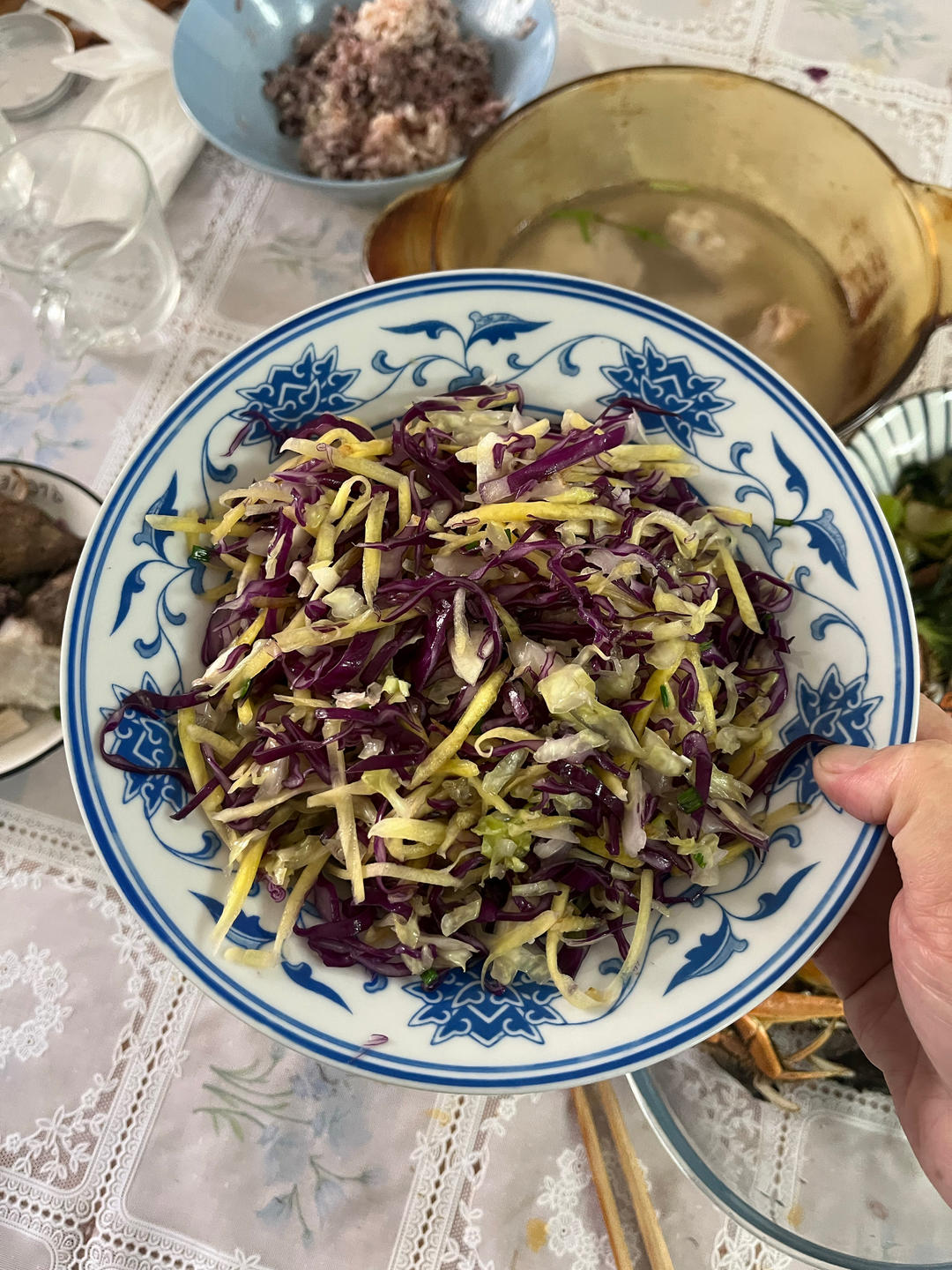 凉拌紫甘蓝