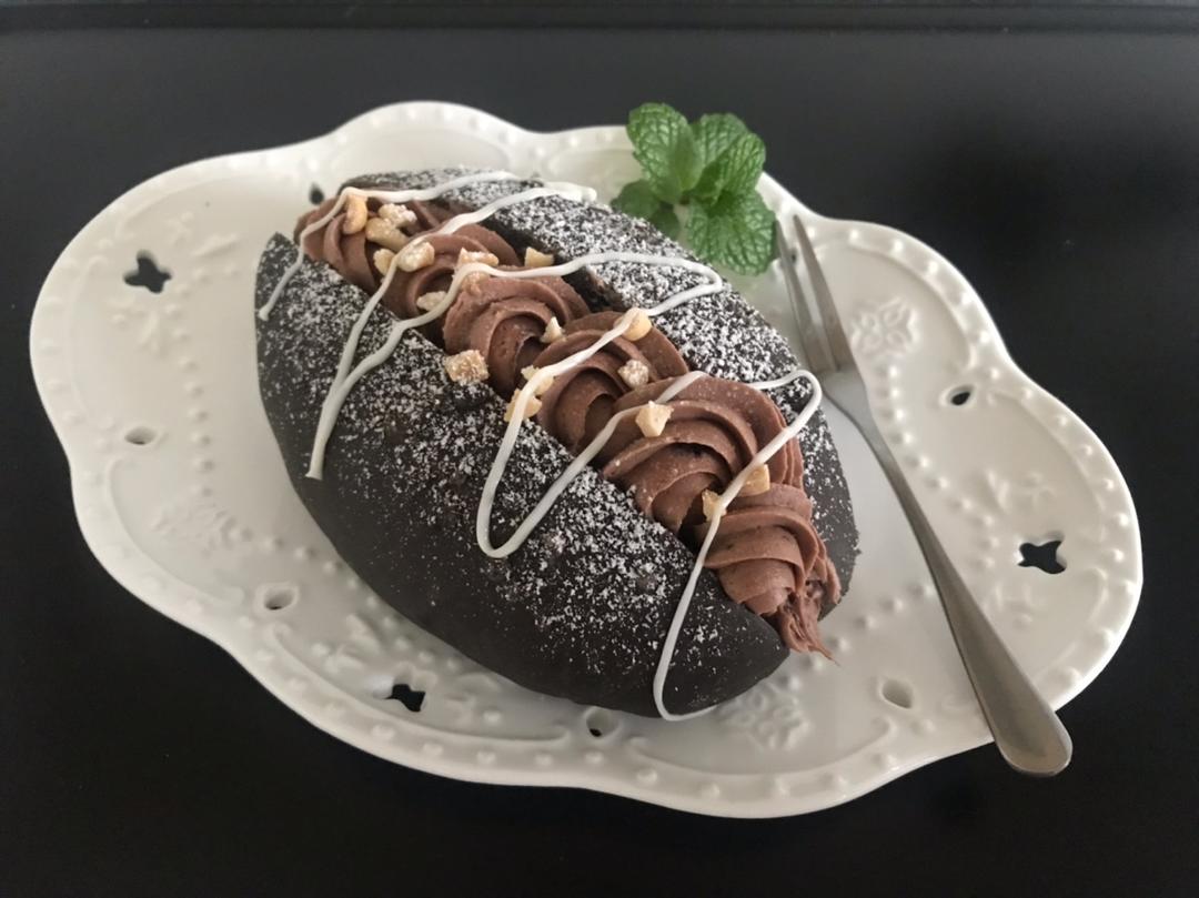 快乐的恐龙妈做的奥利奥软欧面包