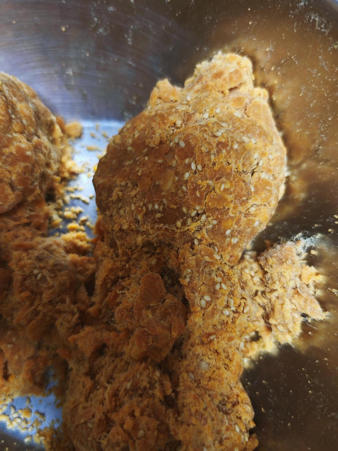 2款金沙咸蛋黄肉松月饼｜原味&辣味（含超快手馅料制作方法，不用炒）