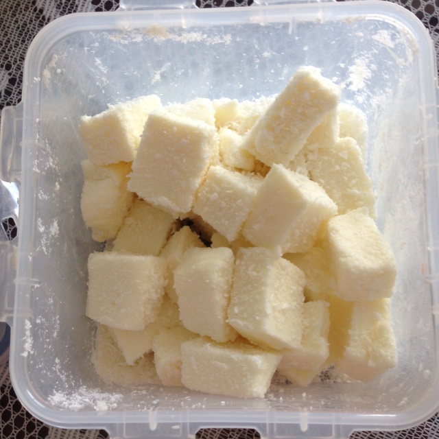 椰蓉牛奶小方