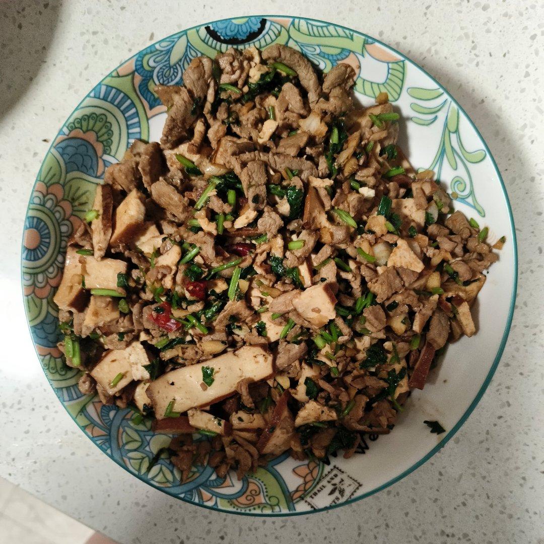 韭菜香干肉丝