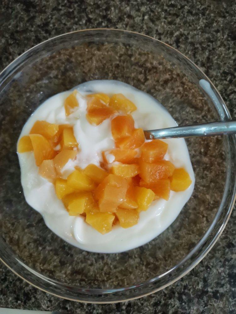 【当酸奶恋上黄桃...】