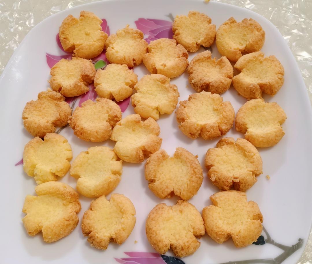 小小雨宝贝做的空气炸锅玛格丽特小饼干