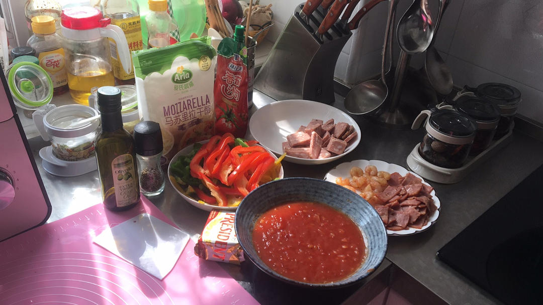 8寸纯手工什锦披萨