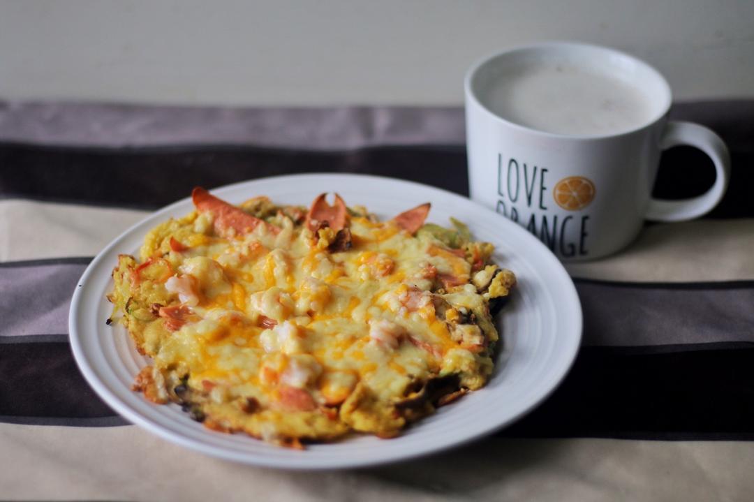 Omelet Pizza （蛋饼匹萨）