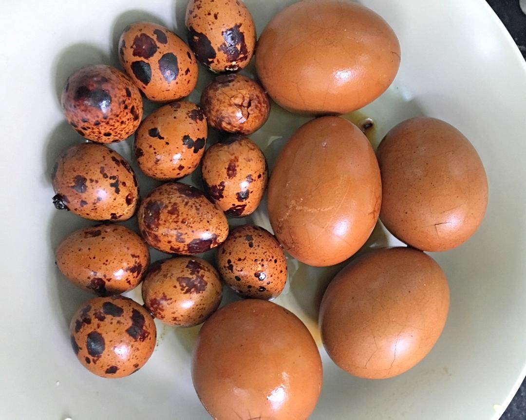 电饭煲煮五香茶叶蛋