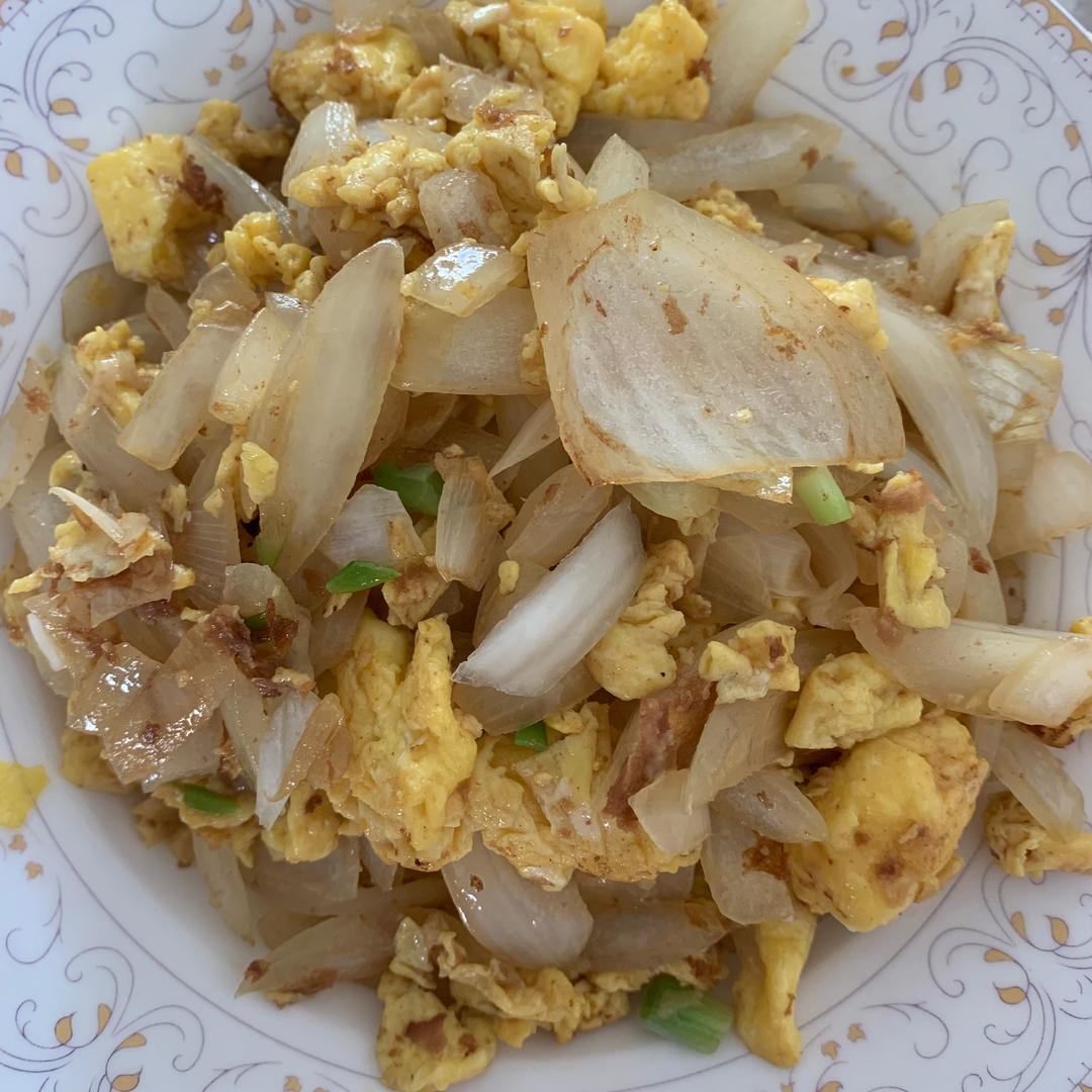洋葱炒鸡蛋