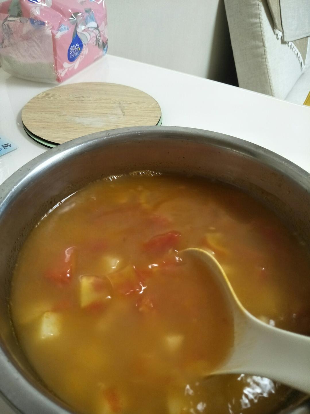 西红柿土豆汤