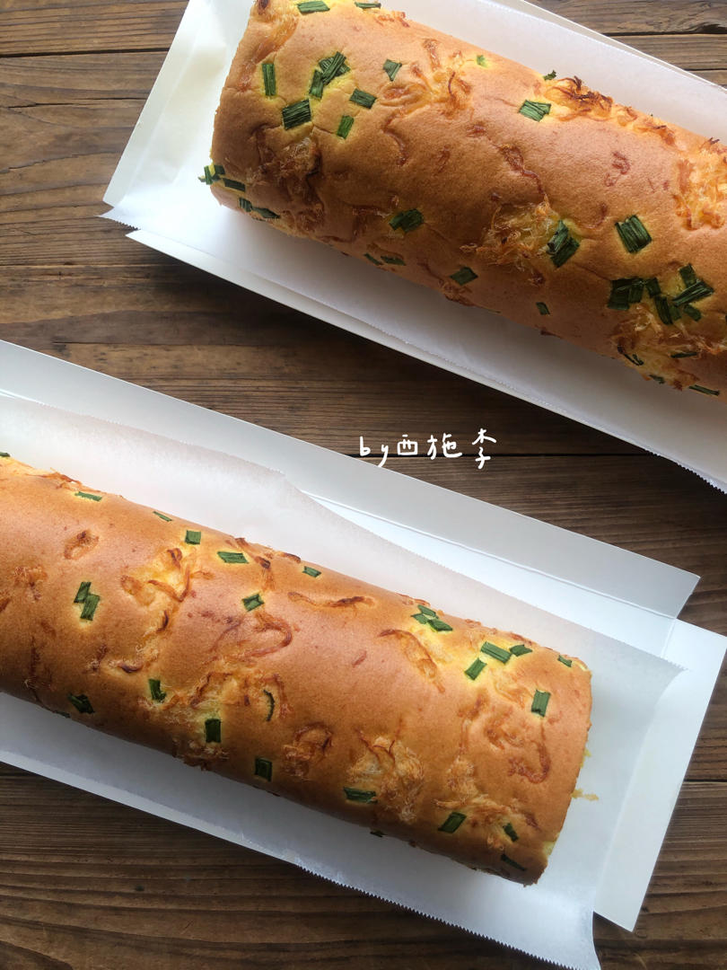 香葱肉松肥蛋糕卷～