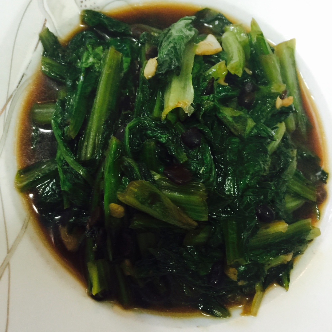 豆豉油麦菜