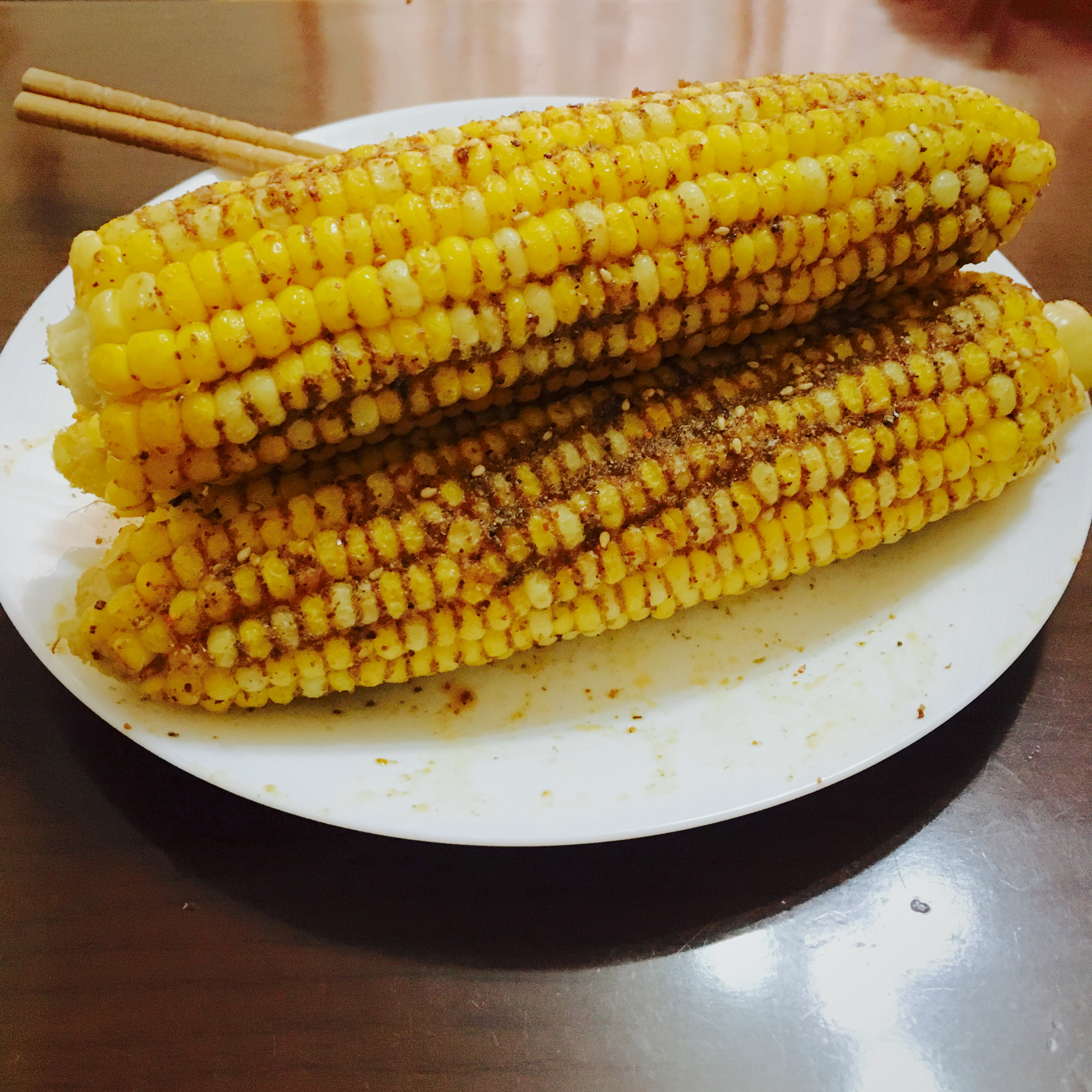 童年记忆——路边摊烤玉米
