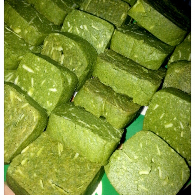 抹茶杏仁饼干