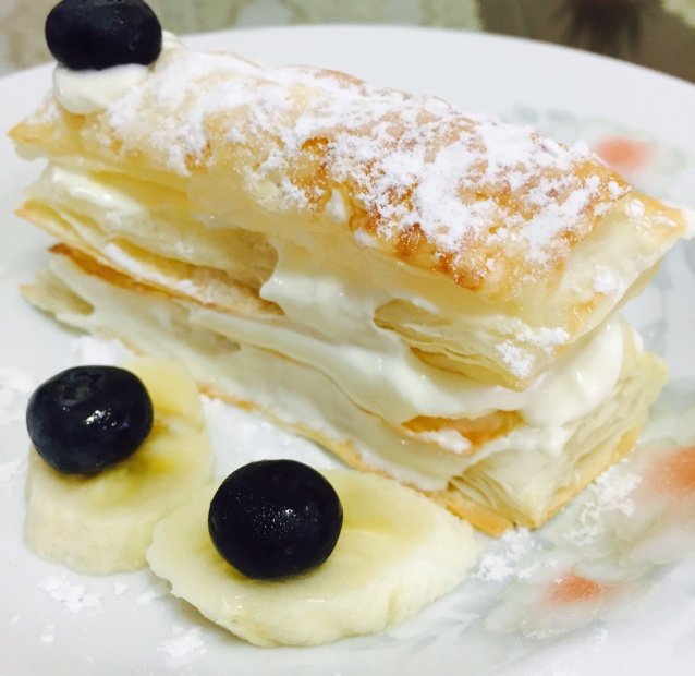 跪下叫爹做的草莓拿破仑飞饼版