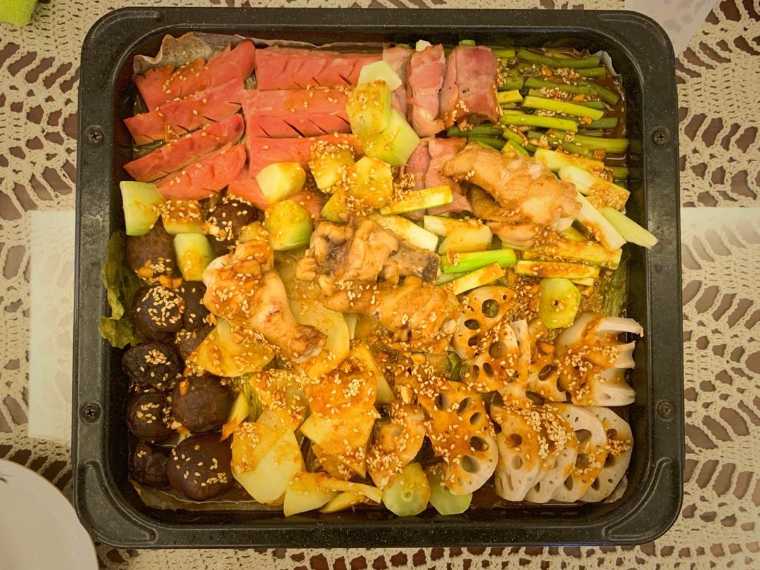 自制烤箱版烧烤，简单好吃过烧烤摊